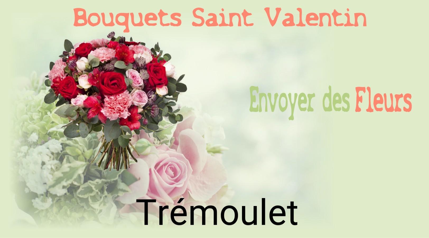 Roses de Saint-Valentin livrées à Trémoulet
